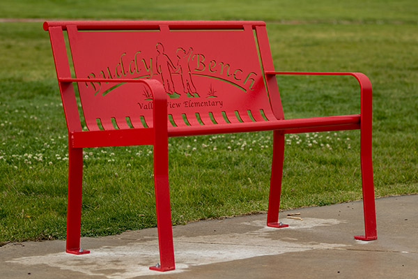 Metal Buddy Benches Superior Laser Cutting