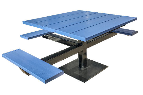 Aluminum Square Pedestal Table - Superior Laser Cutting